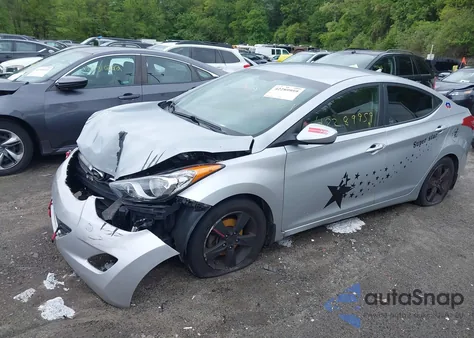 2013 Hyundai Elantra Gls from USA, damaged, VIN 5NPDH4AE9DH171981